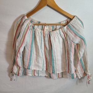 Thread & Supply Strip Cropped Top